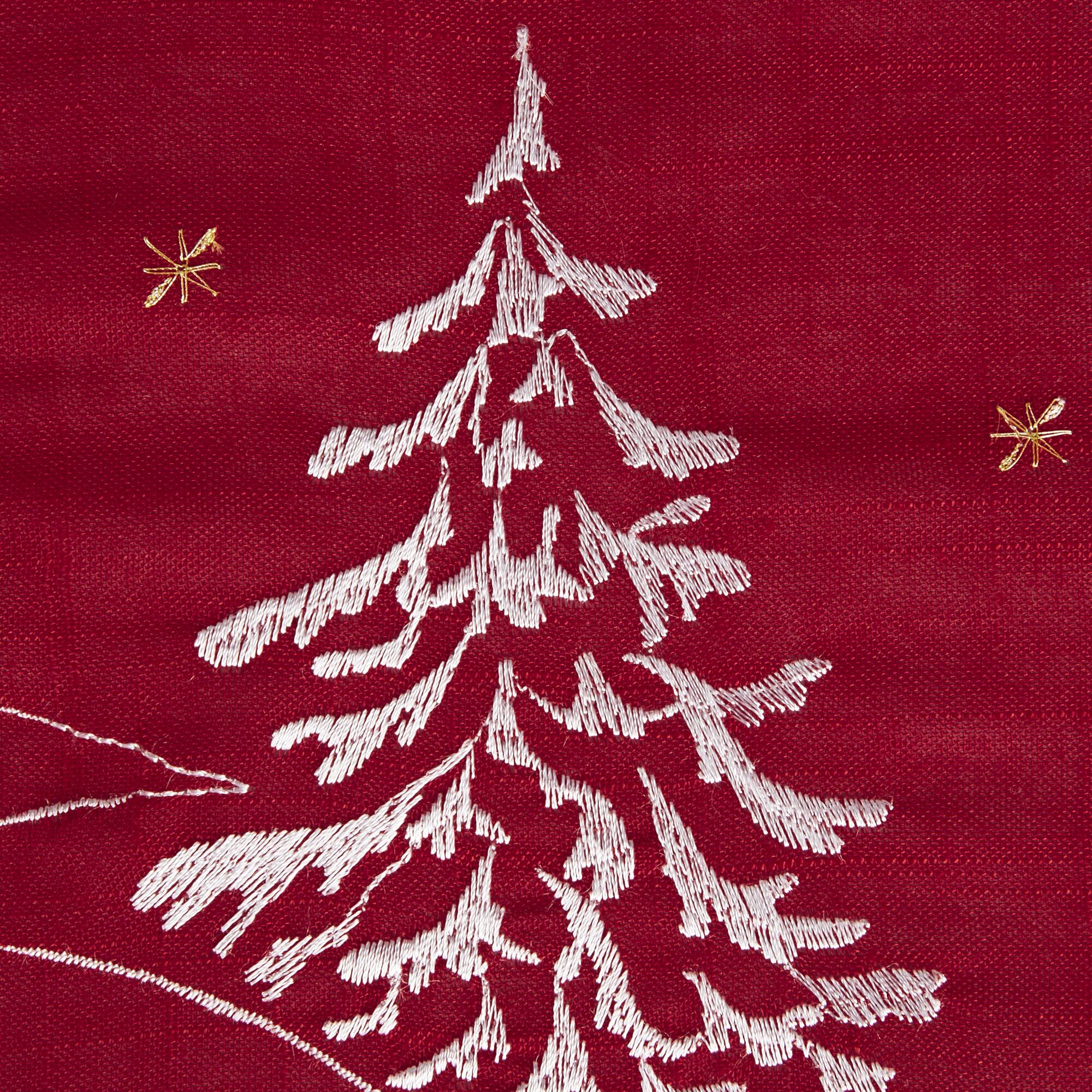 DII® 40" Embroidered Snowman Table Topper